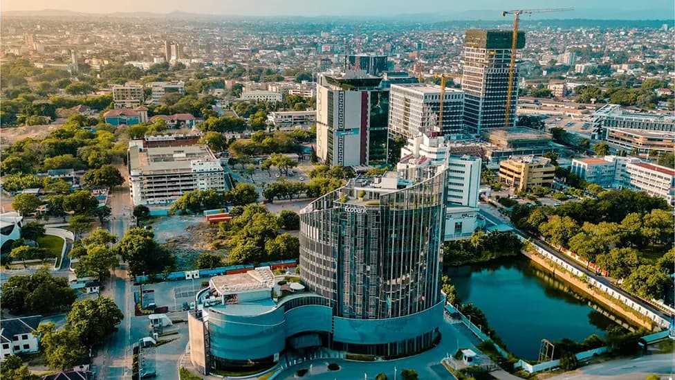 Accra Skyline & Coastal Dining